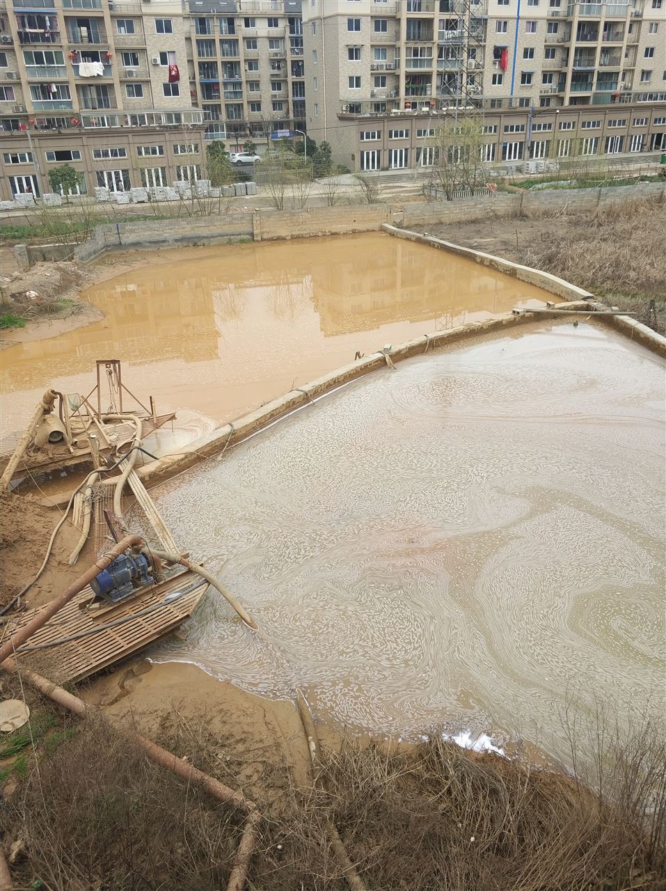 果洛沉淀池淤泥清理-厂区废水池淤泥清淤