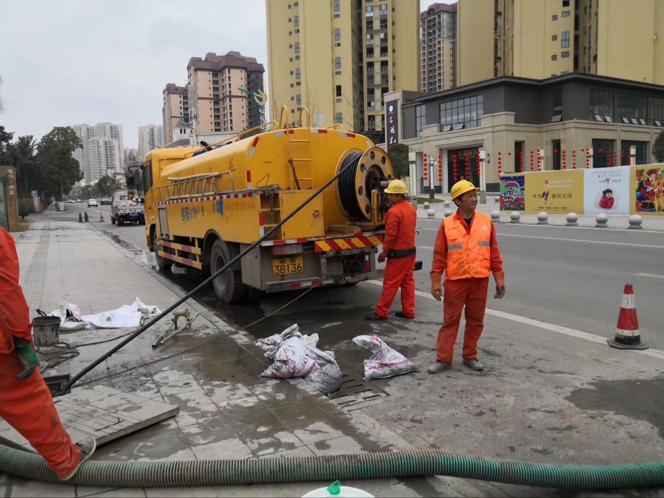 果洛排污管道清淤-管道清洗